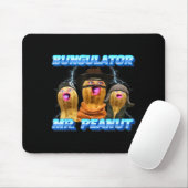 The Burnt Peanut Funny Goop Mr. Peanut Bungulator Mousepad (Mit Mouse)