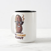 The burnt peanut zweifarbige tasse (Vorderseite Links)