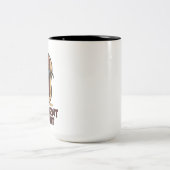 The burnt peanut zweifarbige tasse (Mittel)