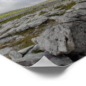 The Burren, Grafschaft Clare, Irland Poster (Ecke)