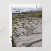 The Burren, Grafschaft Clare, Irland. Postkarte (Vorne/Hinten)