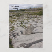 The Burren, Grafschaft Clare, Irland. Postkarte (Vorderseite)
