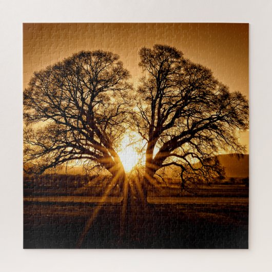 The Burst of Sunset - 20x20 - 676 Stk. Puzzle (Vertikal)