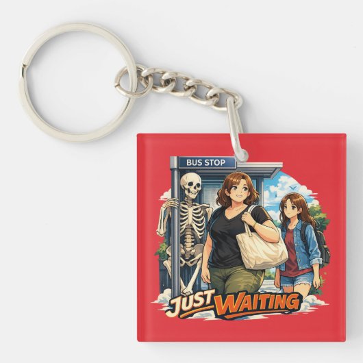 The bus stop schlüsselanhänger (Vorderseite)