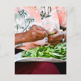 The Butter Bean Lady Postkarte