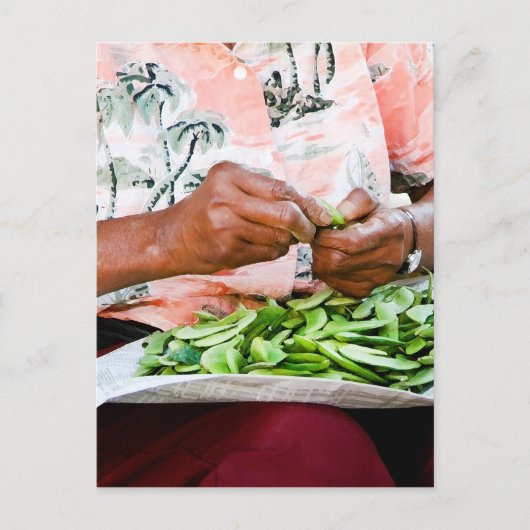 The Butter Bean Lady Postkarte (Vorderseite)