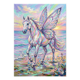 The butterfly horse fotodruck