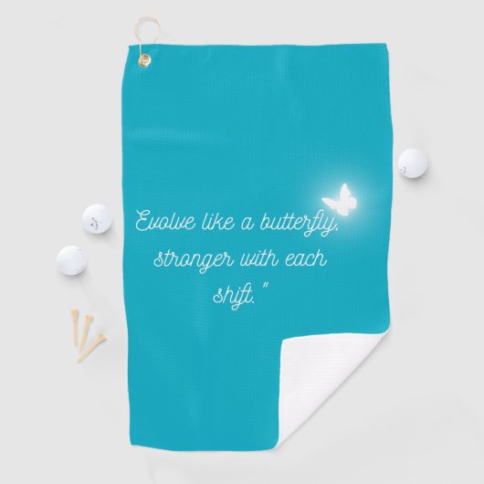 The Butterfly's Evolution Golfhandtuch (Insitu)