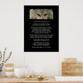 The BWO WOLVES CHEROKEE LESSON Art Poster (Küche)