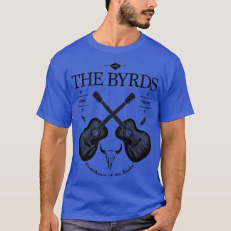 The Byrds Akustikgitarre Vintage-Logo T-Shirt