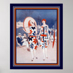 "The Bystander" Art Deco Print von Wilton Williams Poster<br><div class="desc">"The Bystander" - von Wilton Williams - Art Deco Fashion Print ca. 1925</div>