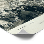 The Cabaret du Chat Noir, 1886 Poster (Ecke)