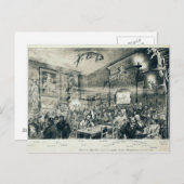 The Cabaret du Chat Noir, 1886 Postkarte (Vorne/Hinten)