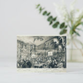 The Cabaret du Chat Noir, 1886 Postkarte (Stehend Vorderseite)