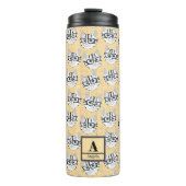 The Cadstudios Beige Thermosbecher (Vorderseite)