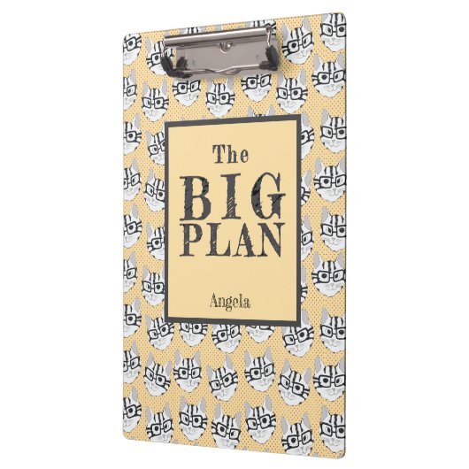 The Cadstudios The Big Plan Beige Klemmbrett (Links)