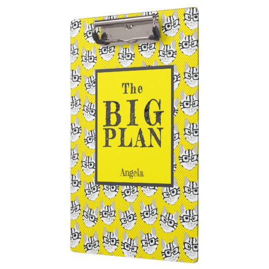 The Cadstudios The Big Plan Yellow Klemmbrett (Links)