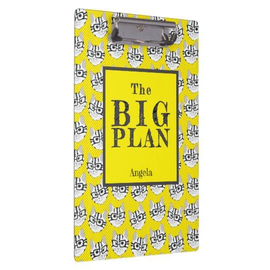 The Cadstudios The Big Plan Yellow Klemmbrett (Rechts)