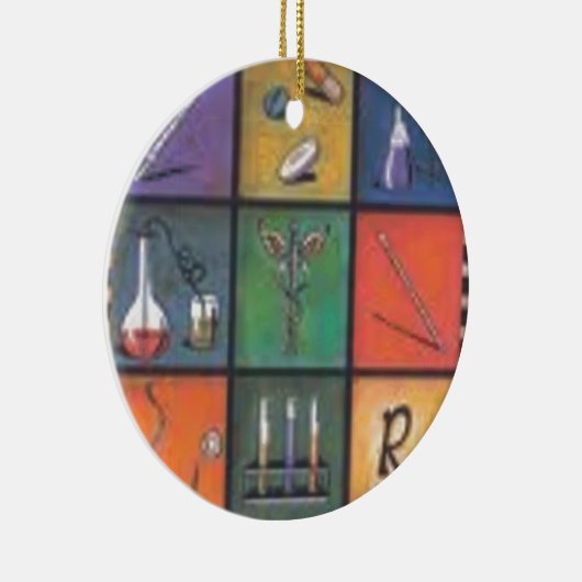 "The caduceus-Chirurg / medical Ornament" Keramikornament (Rechts)