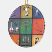 "The caduceus-Chirurg / medical Ornament" Keramikornament (Links)