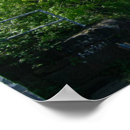 The Calder & Hebble Navigation, Wakefield Poster (Ecke)