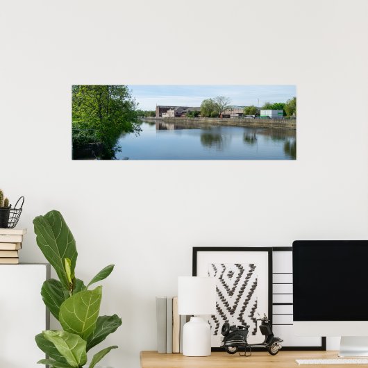 The Calder & Hebble Navigation, Wakefield Poster (Heimbüro)