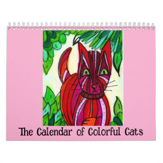 The Calendar of Colorful Cats Kalender