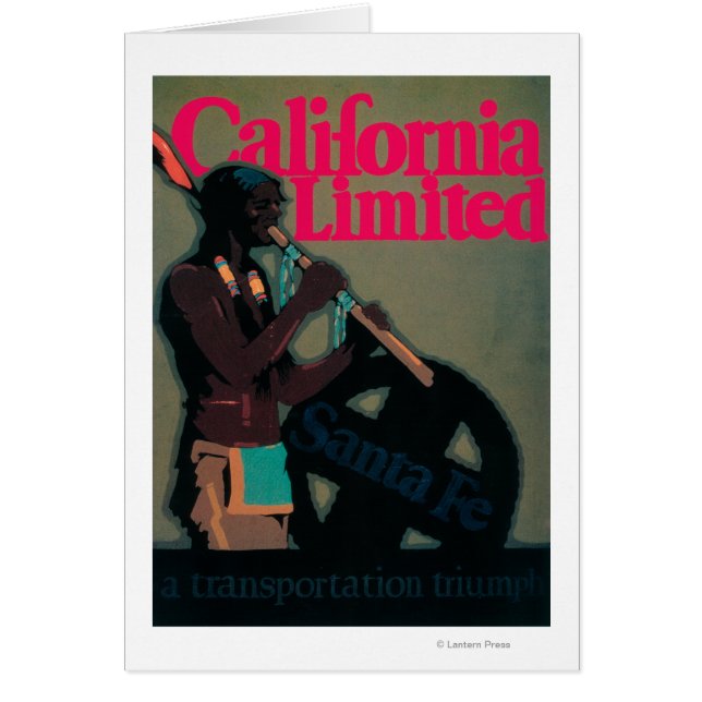 The California Limited Travel Poster (Vorne)