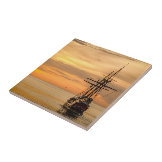 The Calm Sea - Galleon at Sail Fliese (Seite)