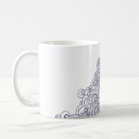 The Calm Within Chaos Kaffeetasse (Links)