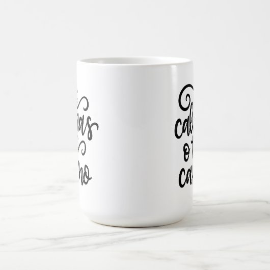 The Calmas O Te Calmo, handschriftlich Kaffeetasse (Mittel)