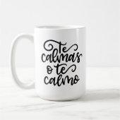 The Calmas O Te Calmo, handschriftlich Kaffeetasse (Links)