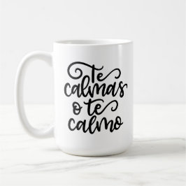 The Calmas O Te Calmo, handschriftlich Kaffeetasse