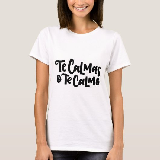 The Calmas O Te Calmo, handschriftlich T-Shirt (Vorderseite)