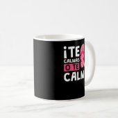 The Calmas O The Calmo Funny Hispanic Kaffeetasse (VorderseiteRechts)