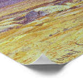 The Camel Train, Condessi, Mount Sinai, 1848 Poster (Ecke)