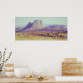 The Camel Train, Condessi, Mount Sinai, 1848 Poster (Küche)