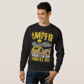 The Campfire Forest Camp Travel Hiking Camper Camp Sweatshirt (Vorne ganz)