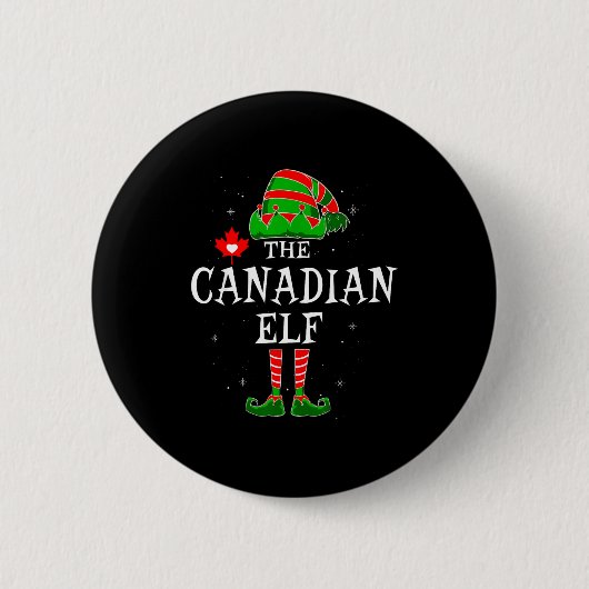 The Canadian Elf Group Matching Family Christmas C Button (Vorderseite)