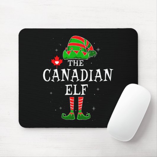 The Canadian Elf Group Matching Family Christmas C Mousepad (Mit Mouse)