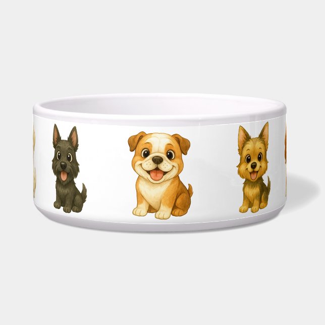 The "Canine Cavalcade" Menagerie: Diverse Breeds Napf (Vorderseite)