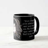 The Capricorn Lady: Luxury Two-Tone Mug Tasse (VorderseiteRechts)