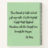 The Capricorn Lady: Premium Handcrafted Custom Notizblock (Rückseite)