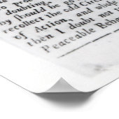 The Captain of the Mobs Declaration Poster (Ecke)