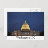 The Captiol in Washington, D.C. Postkarte (Vorne/Hinten)