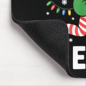 The Cardio Elf Funny Fitness Christmas Gym Workout Mousepad (Ecke)