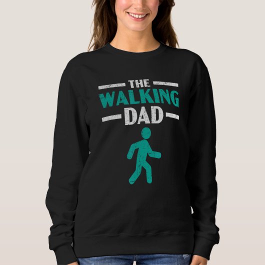 The Cardio Exercise Walking Dad Fathers Day Sweatshirt (Vorderseite)