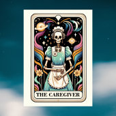 The Caregiver Tarot Card Mother's Day Skeleton Karte