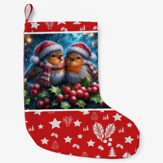 The Carol Singers Christmas Stocking Kleiner Weihnachtsstrumpf (Vorderseite)
