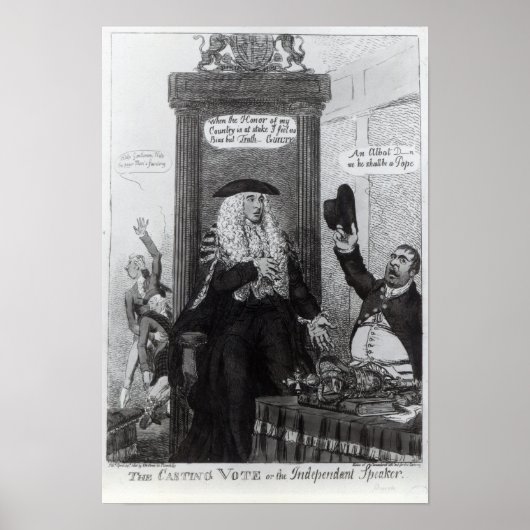 The Casting Vote, or the Independant Speaker Poster (Vorne)